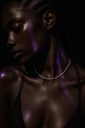 Silver Diamond Tennis Necklace